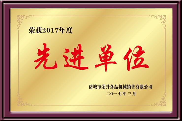 2017先进单位